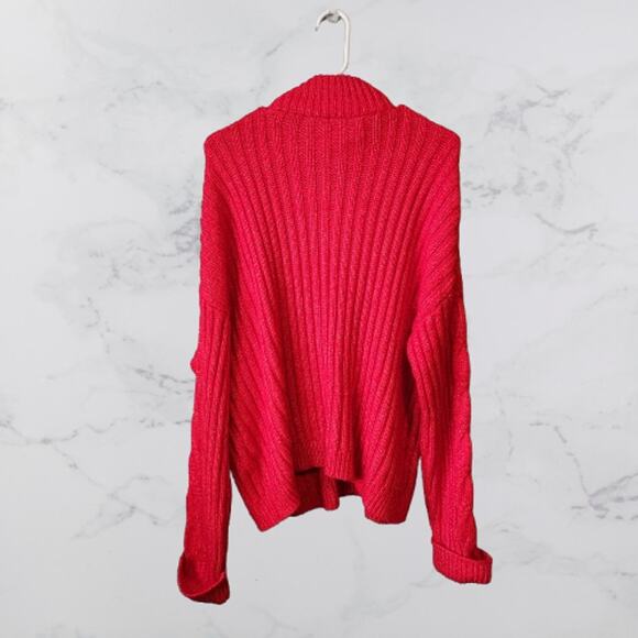 Venus Quarter Zip Sweater Rhinestone Zipper Pull Size XL - Picture 3 of 8